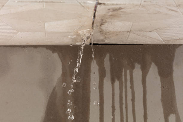 Professional Sewage Cleanup technician working in Medford, MA